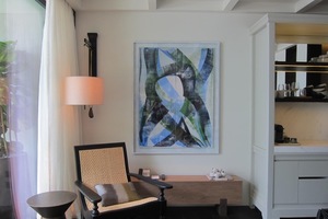 78 of Sasha's Works on Paper will be in 71 of the villas of the brand new Phuket Thailand Rosewood Hotel